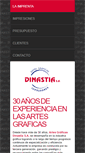 Mobile Screenshot of dinastiaimpresores.com.ar