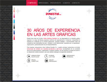 Tablet Screenshot of dinastiaimpresores.com.ar